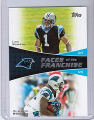 Cam Newton, DeAngelo Williams [Relics] #FFRNW Football Cards 2011 Topps Faces of the Franchise Prices