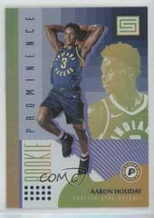 Aaron Holiday #22 Basketball Cards 2018 Panini Status Rookie Prominence Prices