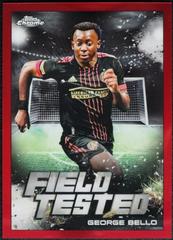 George Bello [Red] #FT-11 Soccer Cards 2022 Topps Chrome MLS Field Tested Prices