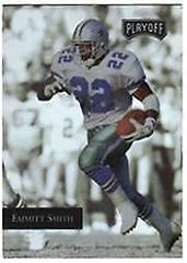 Emmitt Smith #1 Football Cards 1992 Playoff Prices