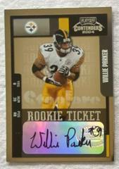 Willie Parker [Prev. Ticket Auto. Emerald] #188 Football Cards 2004 Playoff Contenders Prices