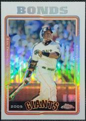 Barry Bonds [Refractor] #360 Baseball Cards 2005 Topps Chrome Prices