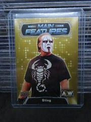 Sting [Gold] Wrestling Cards 2022 Upper Deck AEW Main Features Prices
