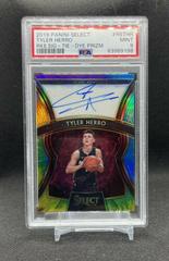 Tyler Herro [Tie Dye Prizm] #RS-THR Basketball Cards 2019 Panini Select Rookie Signatures Prices