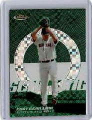 Curt Schilling [Green Xfractor] #4 Baseball Cards 2005 Finest Prices