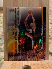 Rasheed Wallace [Refractor w/ Coating] Basketball Cards 1998 Finest Prices
