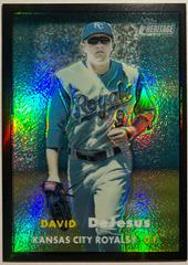 David DeJesus [Chrome Black Refractor] Baseball Cards 2006 Topps Heritage Chrome Prices