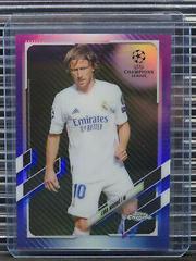 Luka Modric [Purple Carbon Fiber] Soccer Cards 2020 Topps Chrome UEFA Champions League Prices