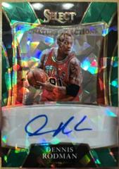 Dennis Rodman [Green Ice] Basketball Cards 2021 Panini Select Signature Selections Prices