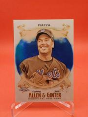 Mike Piazza [Blue Refractor] #3 Baseball Cards 2021 Topps Allen & Ginter Chrome Prices