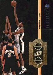 Tim Duncan #68 Basketball Cards 1998 Spx Finite Radiance Prices
