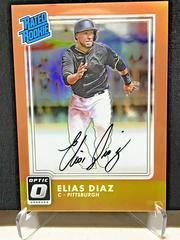 Elias Diaz [Orange] #RR-ED Baseball Cards 2016 Panini Donruss Optic Rated Rookies Signatures Prices