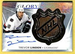 Trevor Linden #G-TL Hockey Cards 2021 Upper Deck The Cup NHL Glory Autos Metal Shield Prices