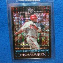 Ryan Howard #257 Baseball Cards 2007 Topps Chrome Prices