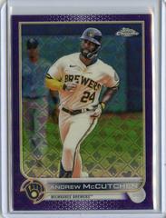Andrew McCutchen [Purple] #82 Baseball Cards 2022 Topps Chrome Logofractor Prices