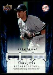 Derek Jeter #DJ25 Baseball Cards 2008 Upper Deck Spectrum Jeter Retrospectrum Prices