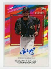 George Valera [Red] #FC-GV Baseball Cards 2022 Topps Pro Debut Future Cornerstones Autographs Prices