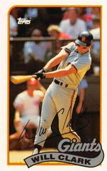Will Clark #47 Baseball Cards 1989 Topps Ljn Baseball Talk Prices