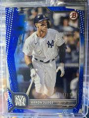 Aaron Judge [Blue Pattern] #2 Baseball Cards 2022 Bowman Prices
