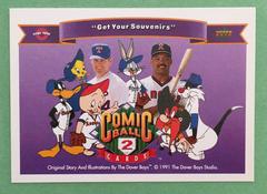 Jackson w/ Ryan [Looney Tunes Get Your] #172 Baseball Cards 1991 Upper Deck Comic Ball 2 Prices