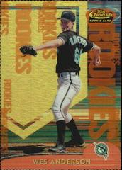 Wes Anderson [Gold Refractor] Baseball Cards 2000 Finest Prices