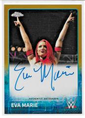 Eva Marie [Gold] Wrestling Cards 2015 Topps Chrome WWE Autographs Prices