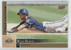 Ryan Braun Baseball Cards 2009 Upper Deck First Edition Prices