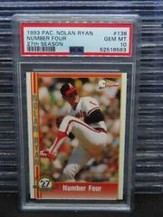 Number Four Baseball Cards 1993 Pacific Nolan Ryan 27th Season Prices