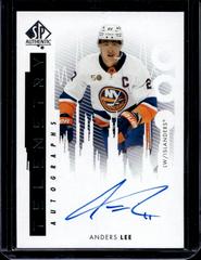 Anders Lee #T-LE Hockey Cards 2022 SP Authentic Telemetry Autographs Prices