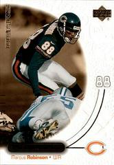 Marcus Robinson Football Cards 2000 Upper Deck Ovation Prices