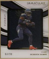 Derrick Henry #25 Football Cards 2023 Panini Immaculate Clearly Immaculate Jersey Prices