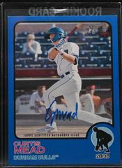 Curtis Mead [Blue] Baseball Cards 2022 Topps Heritage Minor League Real One Autographs Prices