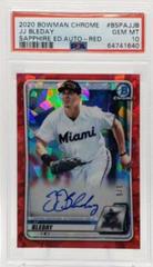 JJ Bleday [Red] #BSPA-JJB Baseball Cards 2020 Bowman Sapphire Autographs Prices