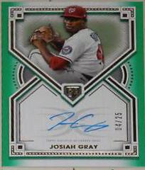 Josiah Gray [Green] Baseball Cards 2022 Topps Definitive Rookie Autographs Prices