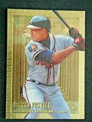 David Justice [Golden Idols] #101 Baseball Cards 1995 Topps Embossed Prices