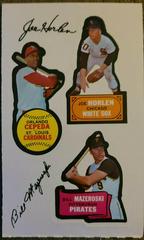 Bill Mazeroski, Joe Horlen, Orlando Cepeda Baseball Cards 1968 Topps Action All Star Stickers Prices