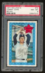 Tommy John [BB 444] #74 Baseball Cards 1971 Kellogg's Prices