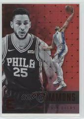 Ben Simmons [Red] #105 Basketball Cards 2017 Panini Essentials Prices