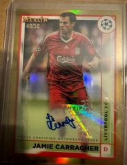 Jamie Carragher [Gold] #AC-JC Soccer Cards 2022 Topps Merlin Chrome UEFA Club Competitions Autographs Prices