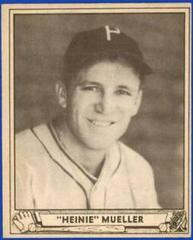 Heinie Mueller #96 Baseball Cards 1940 Play Ball Prices