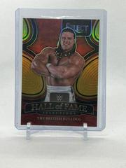 The British Bulldog [Gold Prizm] #13 Wrestling Cards 2022 Panini Select WWE Hall of Fame Selections Prices