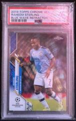 Raheem Sterling [Blue Wave Refractor] Soccer Cards 2019 Topps Chrome UEFA Champions League Prices