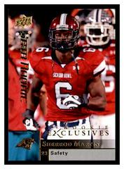 Sherrod Martin Football Cards 2009 Upper Deck Rookie Exclusives Prices