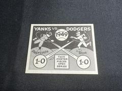 Yanks VS Dodgers [1949] Baseball Cards 1967 Laughlin World Series Prices