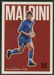 Paolo Maldini [Red] Soccer Cards 2017 Panini Nobility Prices