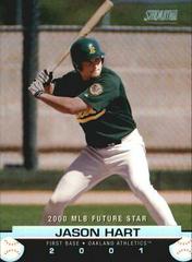 Jason Hart #178 Baseball Cards 2001 Stadium Club Prices