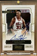 Scottie Pippen [Gold] Basketball Cards 2009 Panini Classics Significant Signatures Prices