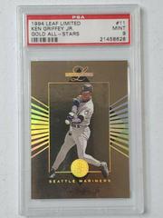 Ken Griffey Jr. #11 Baseball Cards 1994 Leaf Limited Gold All Stars Prices