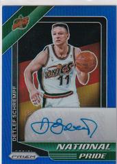 Detlef Schrempf [Blue] #NPS-DLS Basketball Cards 2020 Panini Chronicles National Pride Signatures Prices