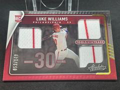 Luke Williams #TTT3-LW Baseball Cards 2022 Panini Absolute Tools of the Trade 3 Swatch Prices